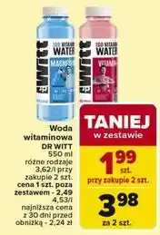 Carrefour Napój vitamin zero Dr Witt Vitamin Water oferta
