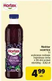 Carrefour Nektar czarna porzeczka Hortex oferta