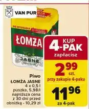 Carrefour Piwo Łomża Jasne (Dawniej Export) oferta