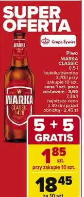 Carrefour Piwo Warka oferta
