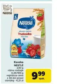 Carrefour Kaszka mleczno-ryżowa truskawka Nestle oferta