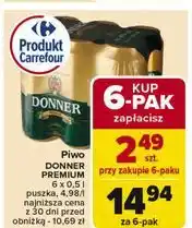 Carrefour Piwo Donner Premium oferta