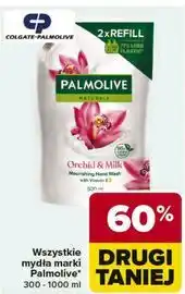 Carrefour Mydło w płynie milk & orchid - zapas Palmolive Naturals oferta