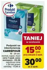 Carrefour Podpaski na nietrzymanie moczu normal Carrefour oferta
