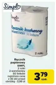 Carrefour Ręcznik kuchenny Simpl oferta