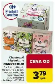 Carrefour Chusteczki higieniczne Carrefour oferta