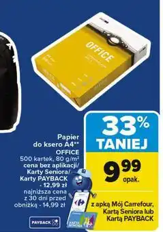 Carrefour Papier ksero a4 Smart Line oferta