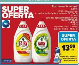 Carrefour Płyn do mycia naczyń apple Fairy oferta