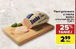Carrefour Pierś z indyka gotowana bianka Indykpol oferta