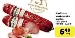 Carrefour Kiełbasa krakowska sucha Olewnik oferta