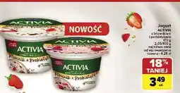 Carrefour Jogurt truskawkowy Danone Activia oferta