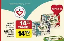 Carrefour Jogurt pitny truskawka Benecol oferta