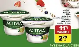 Carrefour Jogurt naturalny bez laktozy Danone Activia oferta