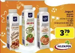 Carrefour Jogurt truskawka z kiwi Milko Fun oferta