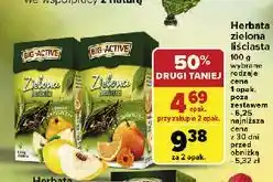 Carrefour Herbata z pomarańczą Big-Active Zielona oferta