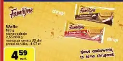 Carrefour Wafle truskawkowo-śmietankowe Jutrzenka Familijne oferta