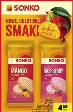 Carrefour Wafle malinowe Sonko oferta