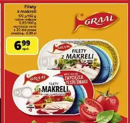 Carrefour Filety z makreli w oleju Graal oferta