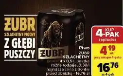 Carrefour Piwo Żubr Szlachetny Mocny oferta