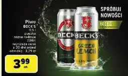 Carrefour Piwo Beck's Green Lemon oferta