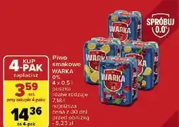 Carrefour Piwo Warka Radler Lemon 0.0% Alk oferta