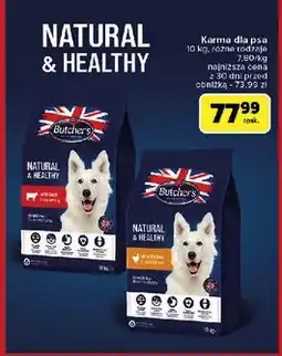 Carrefour Karma dla psa z wołowiną Butcher's Natural & Healthy oferta