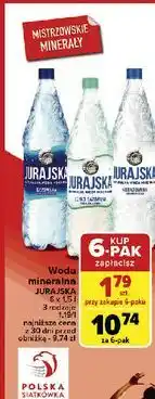 Carrefour Woda lekko gazowana Jurajska oferta