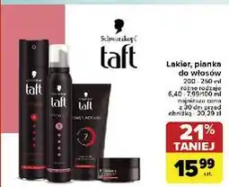 Carrefour Wosk do włosów Taft Power oferta