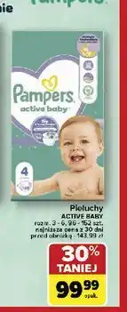 Carrefour Pieluchy 4+ Pampers Active Baby oferta