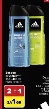 Carrefour Żel pod prysznic 3w1 Adidas Men Pure Game oferta