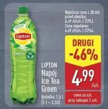 ALDI Herbata mrożona classic Lipton Green Ice Tea oferta