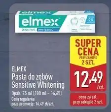 ALDI Pasta do zębów whitening Elmex Sensitive oferta