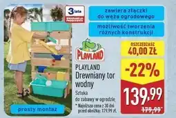 ALDI Tor wodny drewniany Playland oferta