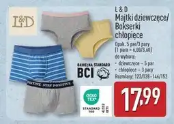 ALDI Bokserki chłopięce 122/128-146-152 L&D oferta