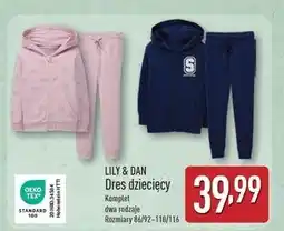 ALDI Dres dziewczęcy 92-116 Lily & Dan oferta