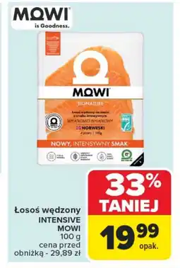 Carrefour Łosoś wędzony MOWI oferta