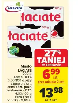 Carrefour Masło Łaciate oferta
