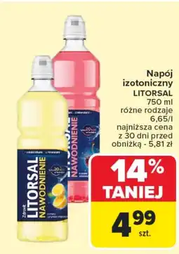 Carrefour Napój izotoniczny Litorsal oferta