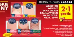 Biedronka WSZYSTKIE WĘDLINY W PLASTRACH KRAINA WĘDLIN NA CO DZIEŃ, oferta