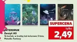 Kaufland Zeszyt a5/16 3 linie Interdruk oferta