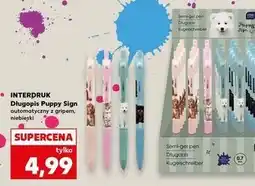 Kaufland Długopis puppy sign Interdruk oferta