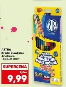 Kaufland Kredki ołówkowe trójkątne Astra oferta