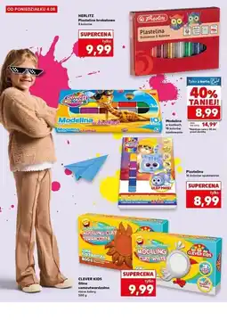 Kaufland Plastelina brokatowa Herlitz oferta