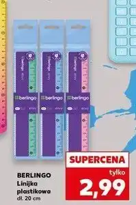 Kaufland Linijka plastikowa 20 cm Berlingo oferta
