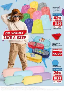 Kaufland Worek szkolny oferta