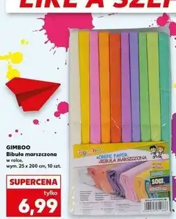Kaufland Bibuła marszczona 25 x 200 cm Gimboo oferta
