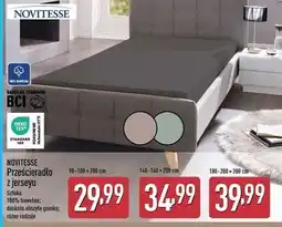 ALDI Prześcieradło z jerseyu 180-200 x 200 cm Novitesse oferta
