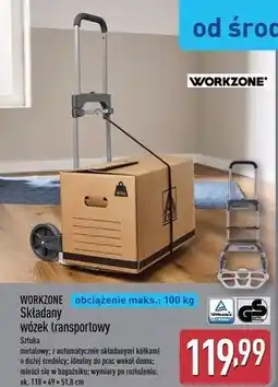 ALDI Wózek transportowy składany do 100 kg Workzone oferta