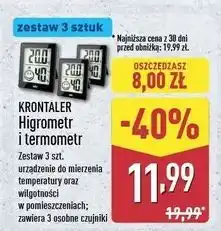 ALDI Higrometr termiczny Krontaler oferta