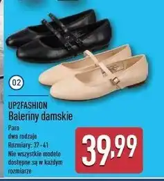 ALDI Baleriny damskie Up2Fashion oferta
